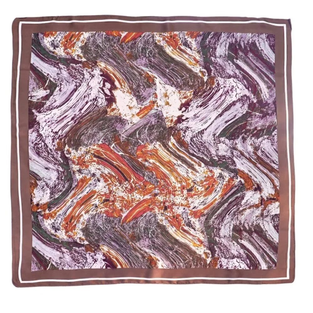 Abstract Silky Scarf